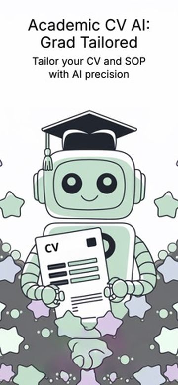 Academic CV AI screenshot 1