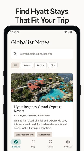 Globalist Notes for Hyatt screenshot 1