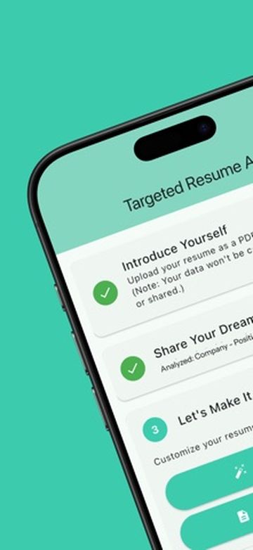 Targeted Resume AI screenshot 2